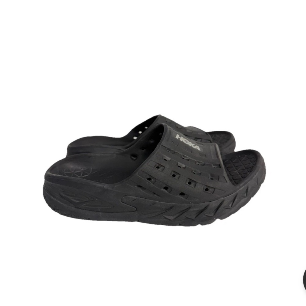Hoka One One Ora Recovery Slide Black Mens Size 10 Athletic Comfort Sandals